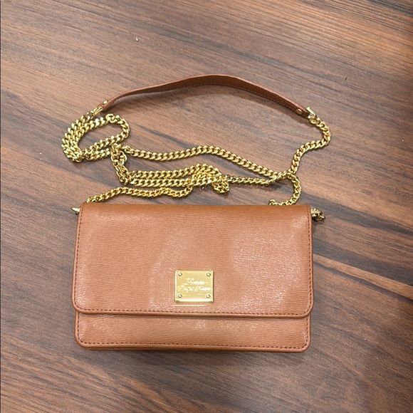 Michael Kors Handbags - Brown Leather Crossbody Bag